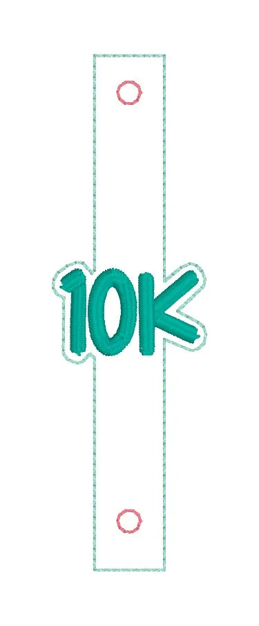 10k Shoe Charm machine embroidery design single and multi files (3 versions included) DIGITAL DOWNLOAD