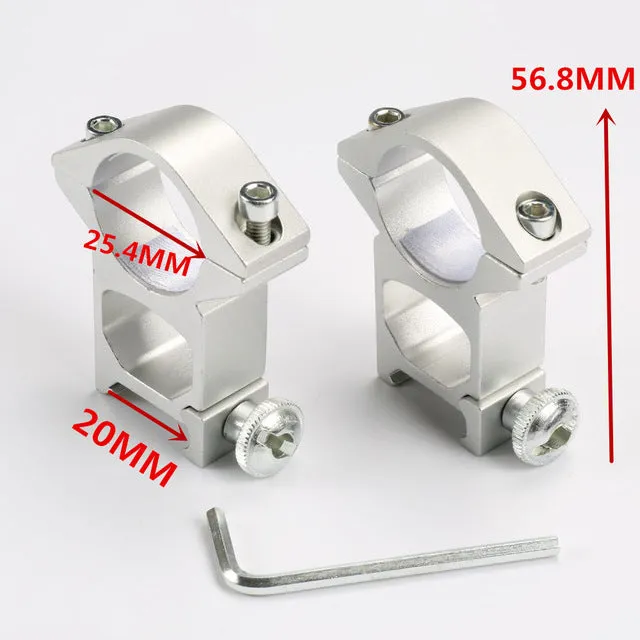 2PCS 30mm / 25.4mm Hunt Riflescope mount ring 11mm / 20MM dovetail rail high profile Low Profile for rifle scope hunting mount