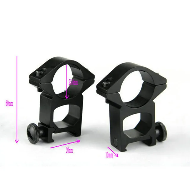 2PCS 30mm / 25.4mm Hunt Riflescope mount ring 11mm / 20MM dovetail rail high profile Low Profile for rifle scope hunting mount
