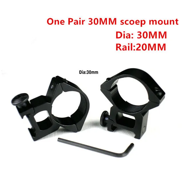 2PCS 30mm / 25.4mm Hunt Riflescope mount ring 11mm / 20MM dovetail rail high profile Low Profile for rifle scope hunting mount