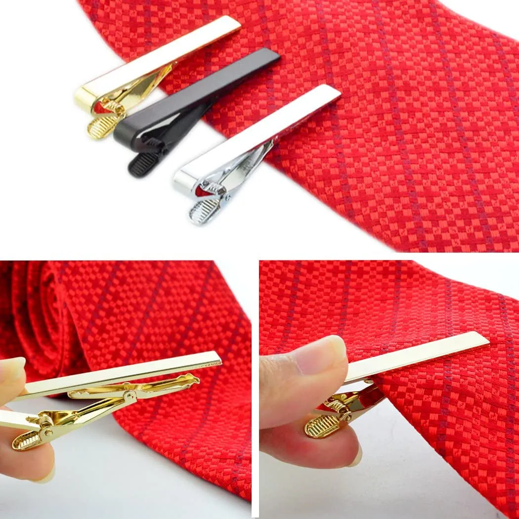3pcs Tie Bar Clip