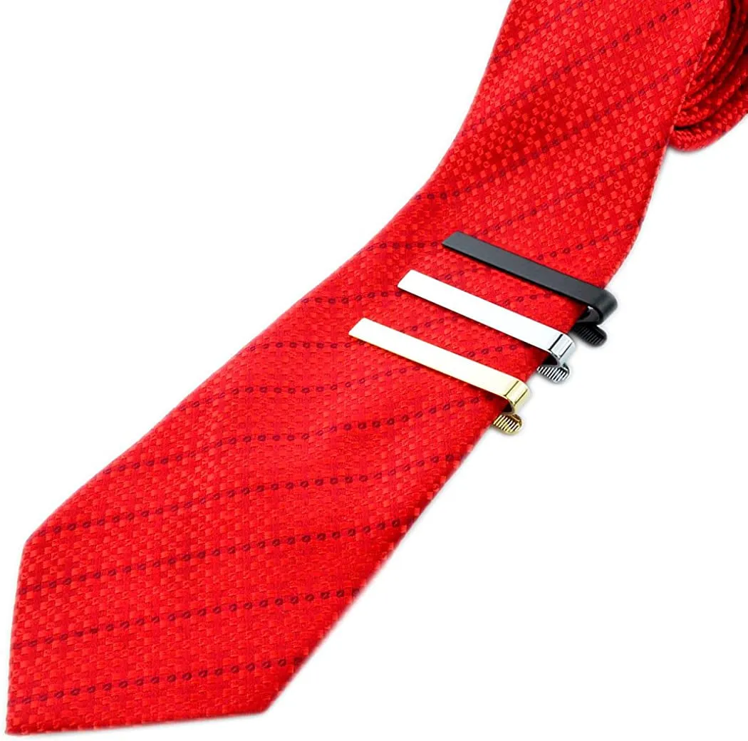 3pcs Tie Bar Clip