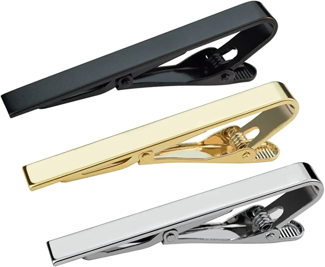 3pcs Tie Bar Clip