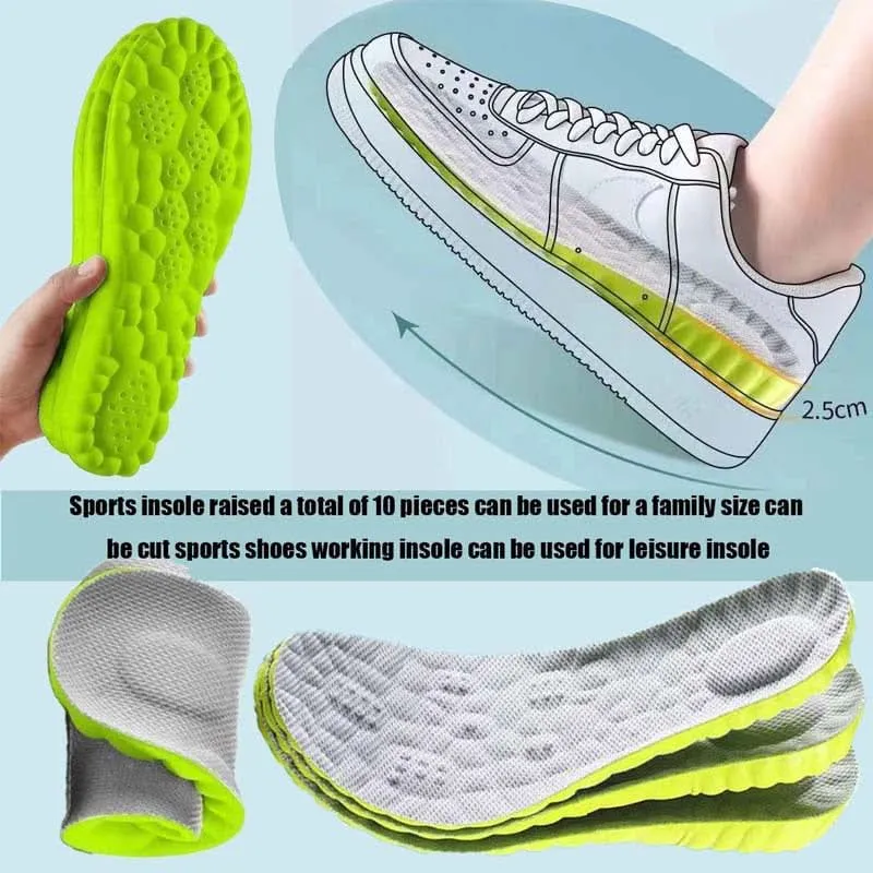 8-Pack Foam Insoles – Ultra-Soft, Sweat-Proof Cushioning