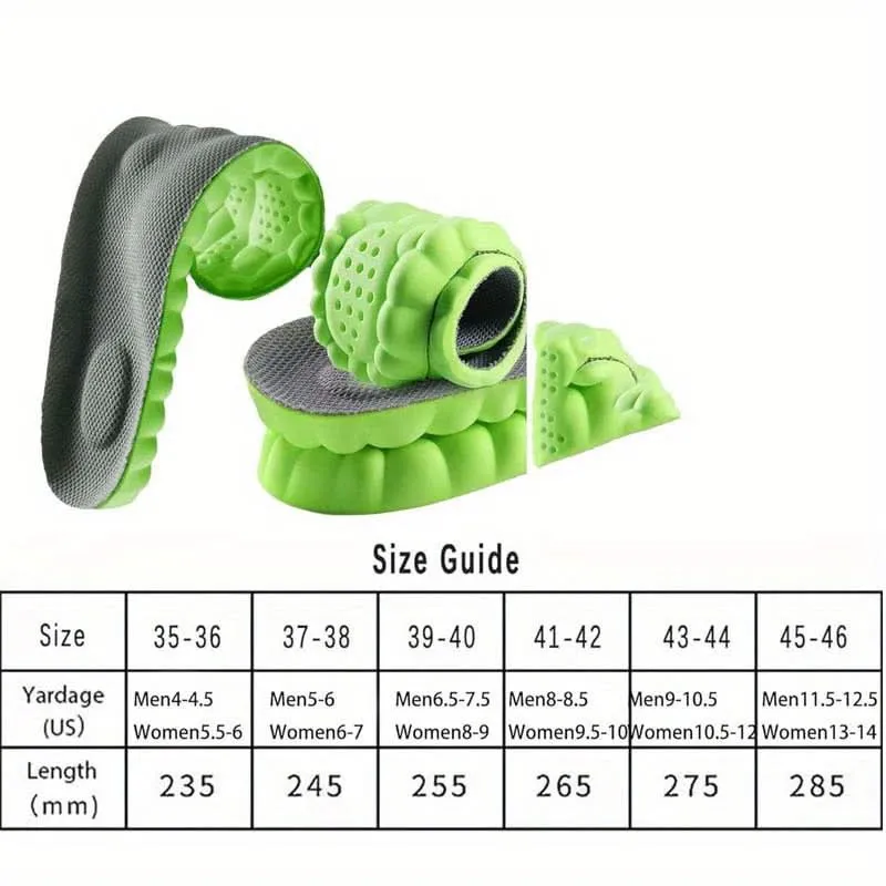 8-Pack Foam Insoles – Ultra-Soft, Sweat-Proof Cushioning