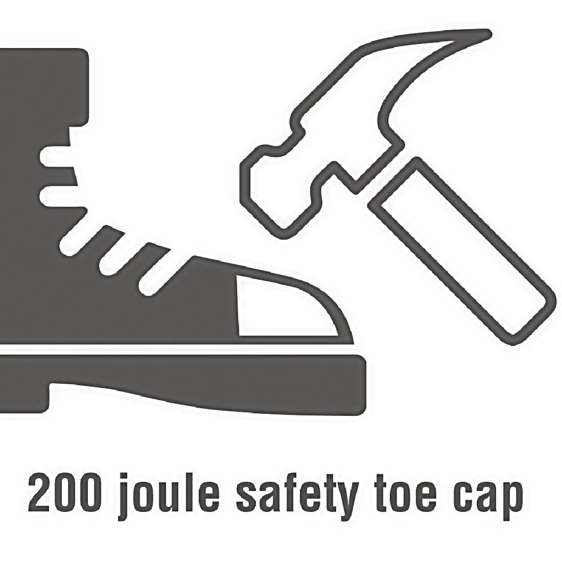 A844-37 Slipbuster Safety Lace Up Black 37