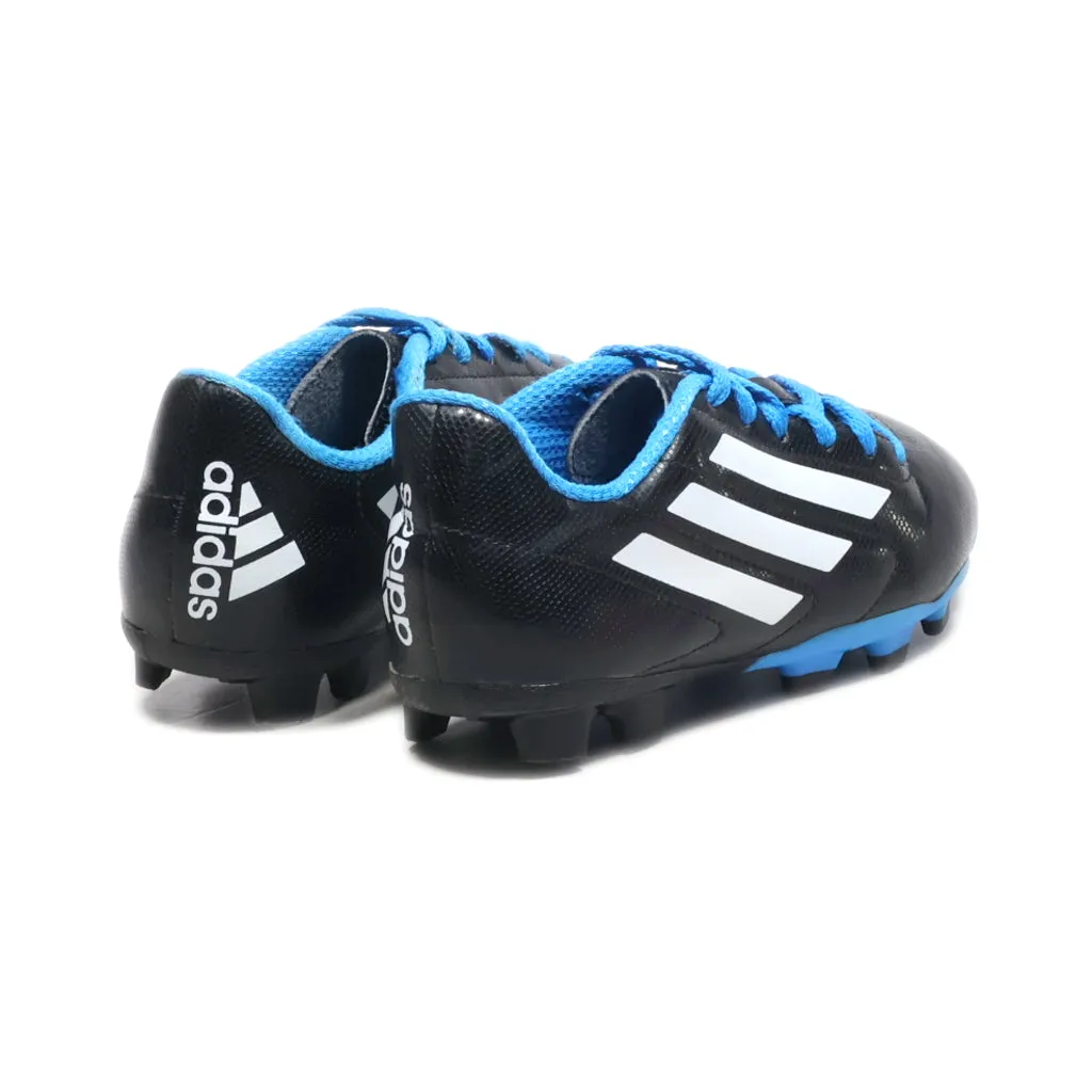 Adidas Conquisto Fg Sport Shoes Fabric Black Colour For Kids