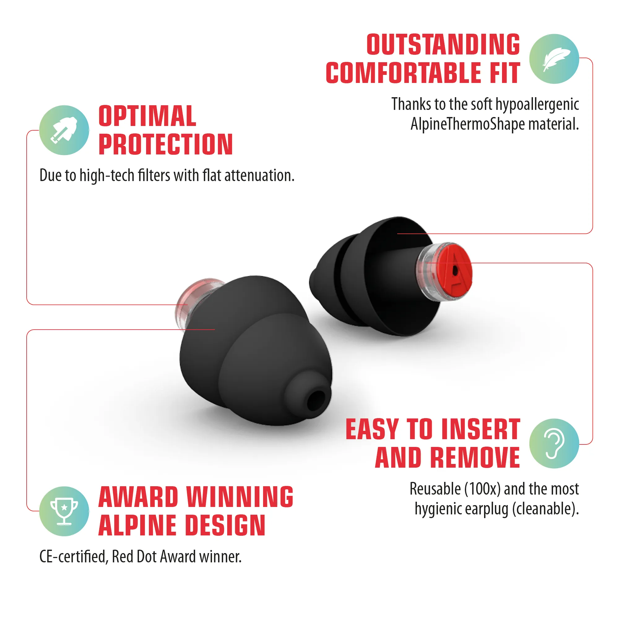 Alpine Indy 500® Earplugs