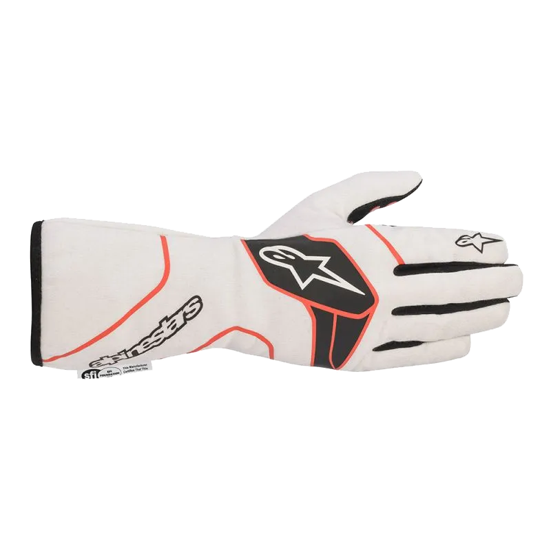 Alpinestars Tech 1 Race v2 Glove - White/Black/Red