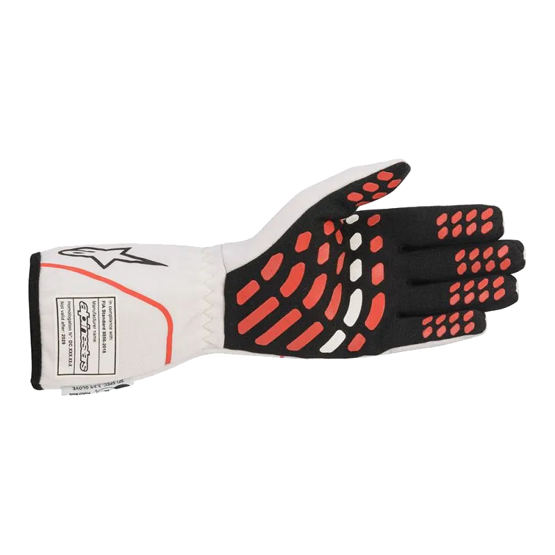 Alpinestars Tech 1 Race v2 Glove - White/Black/Red