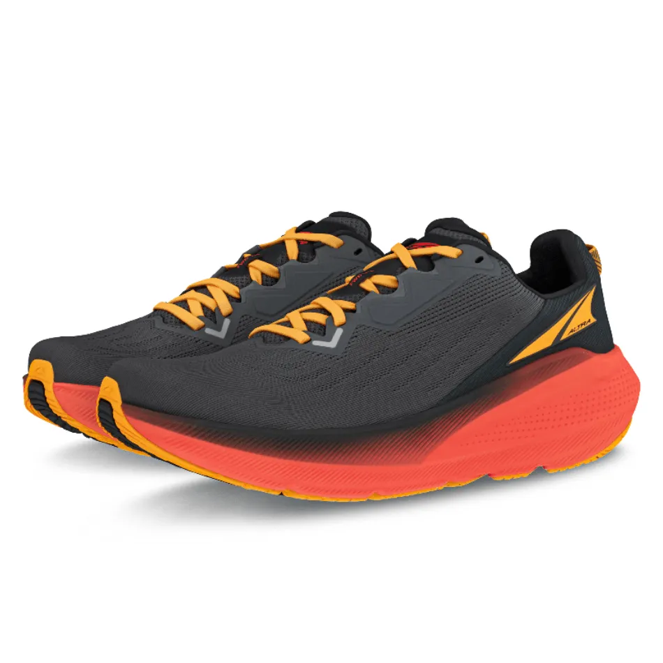 Altra Men's FWD Via Running Shoes in Black/Orange SS25
