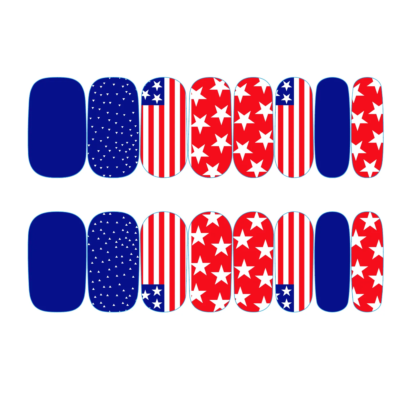 America Nail Wraps