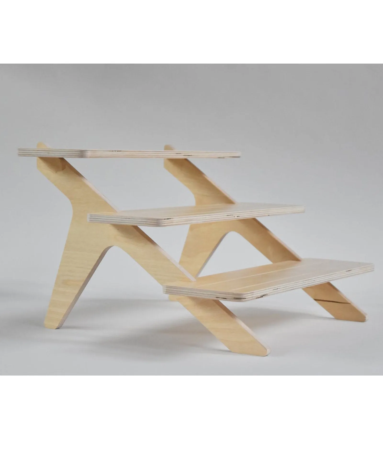 American-Elm Multipurpose Curved 3 Layer Steight, Wooden Shoes Rack, Chappal Stand,Storage Rack