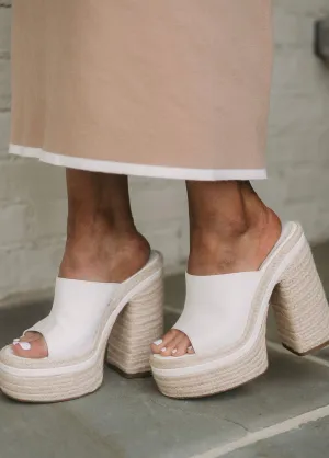 Amozae-Dixie Platform Espadrille- White