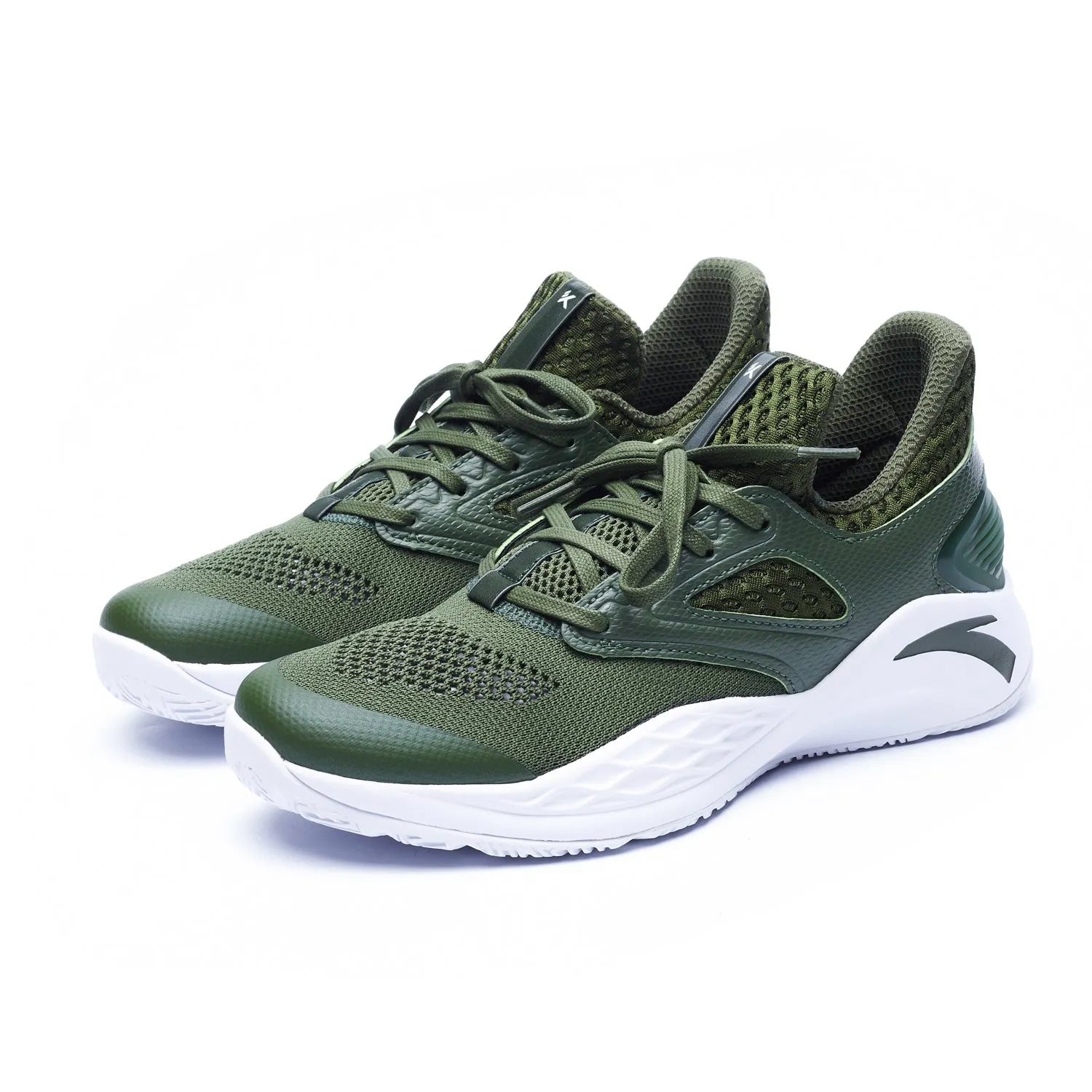 Anta Klay Thompson KT Light Low Top Basketball Shoes Green Training Sneakers