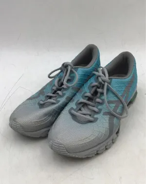 Asics Women's Gel-Quantum 180 4 1022A098 Gray Blue Low-Top Athletic Shoes - Sz 9