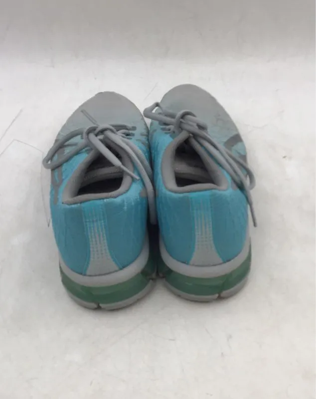 Asics Women's Gel-Quantum 180 4 1022A098 Gray Blue Low-Top Athletic Shoes - Sz 9