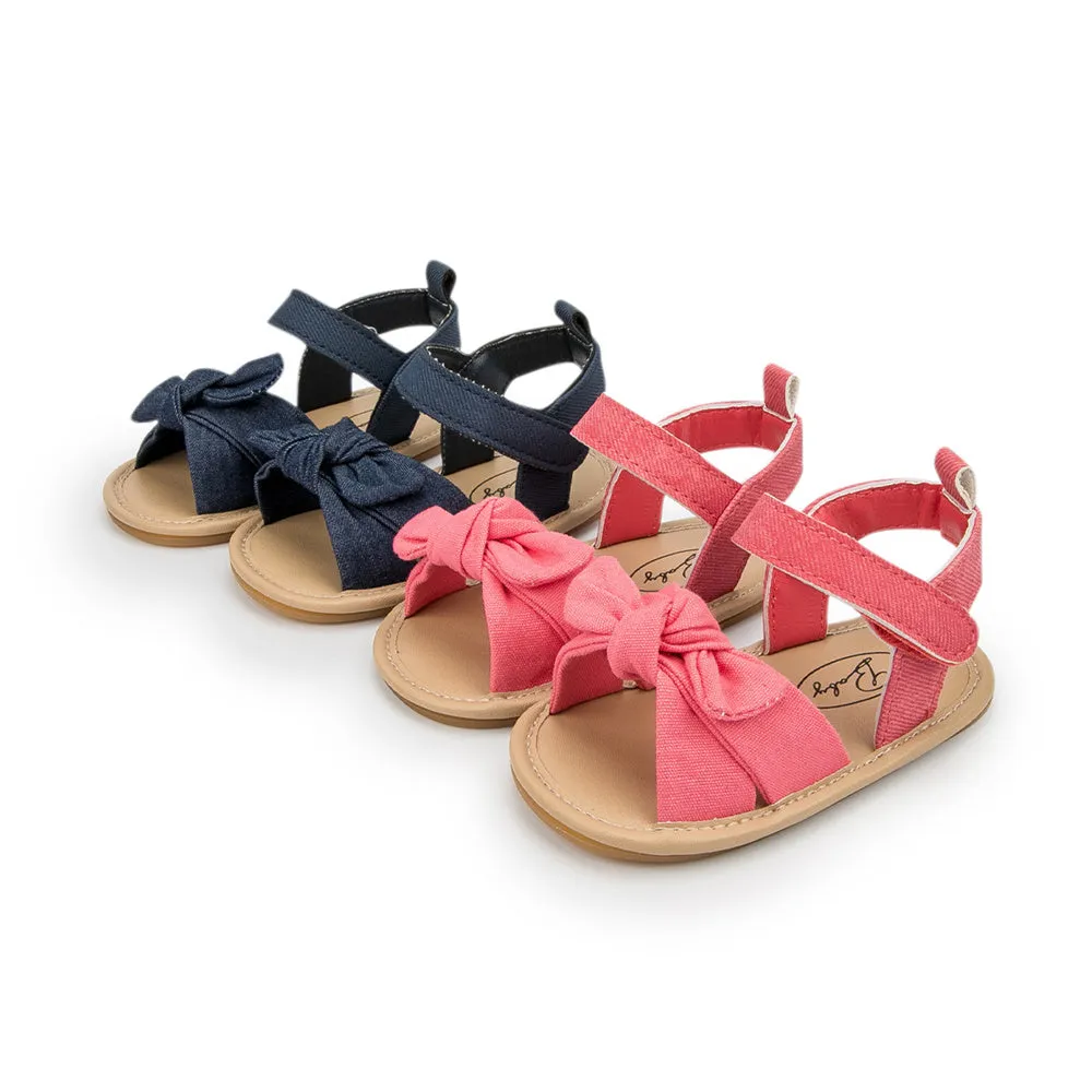 Baby Girls Non-Slip Bow Decor Sandals Children Shoes Wholesale