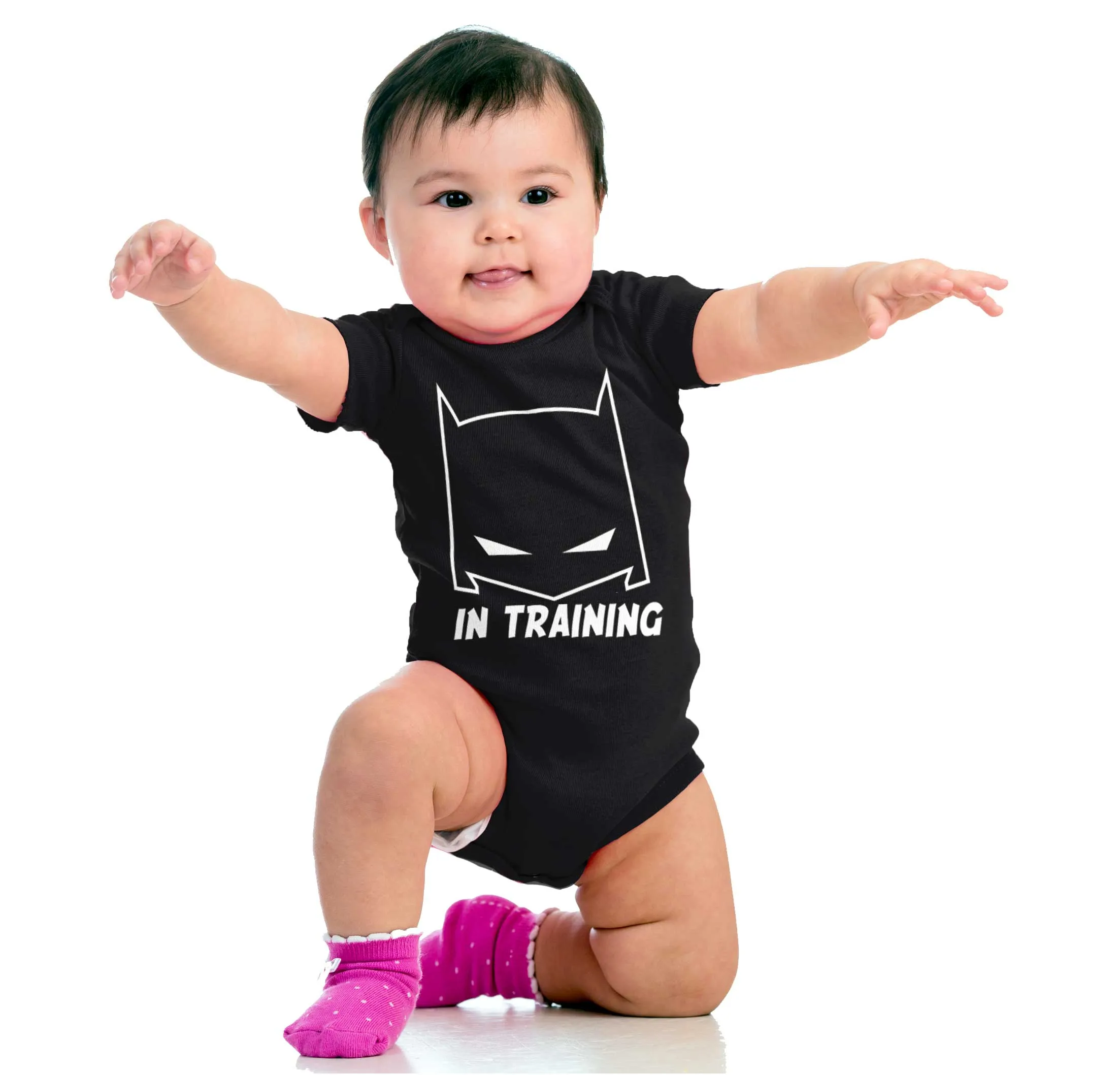 Batbaby In Training Romper Bodysuit