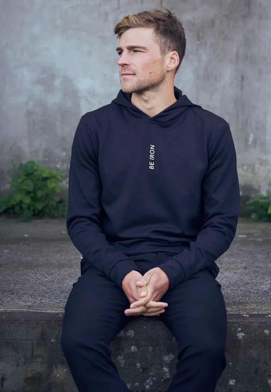 BE IRON Hoodie | Cozy Hoodie for Athletes | Fe226 BE IRON Metal Hoodie