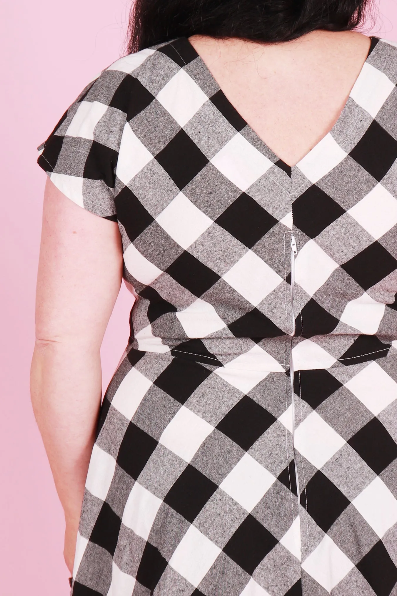 Belinda Dress Checkerboard