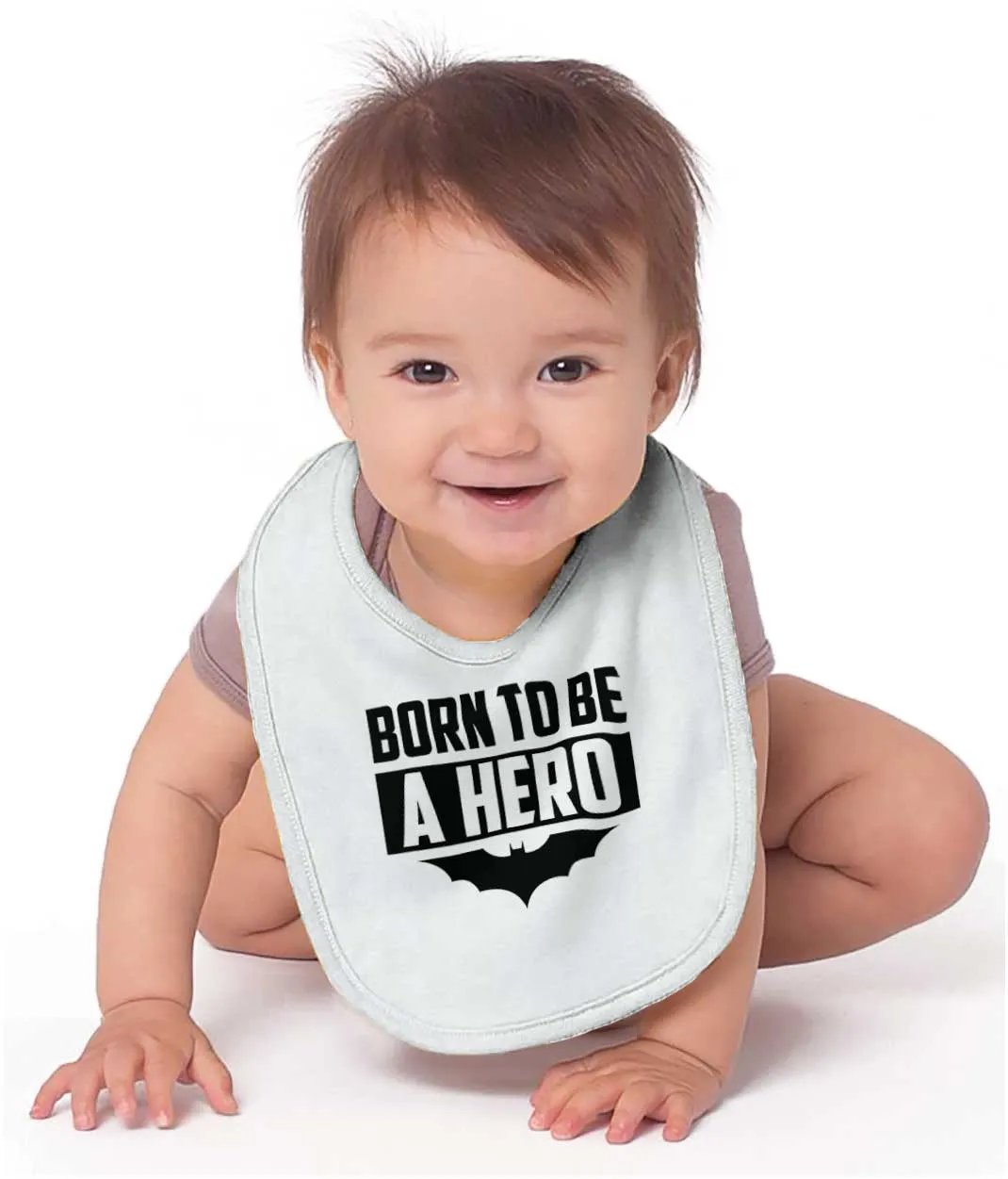 Born Batman Infant Baby Bib