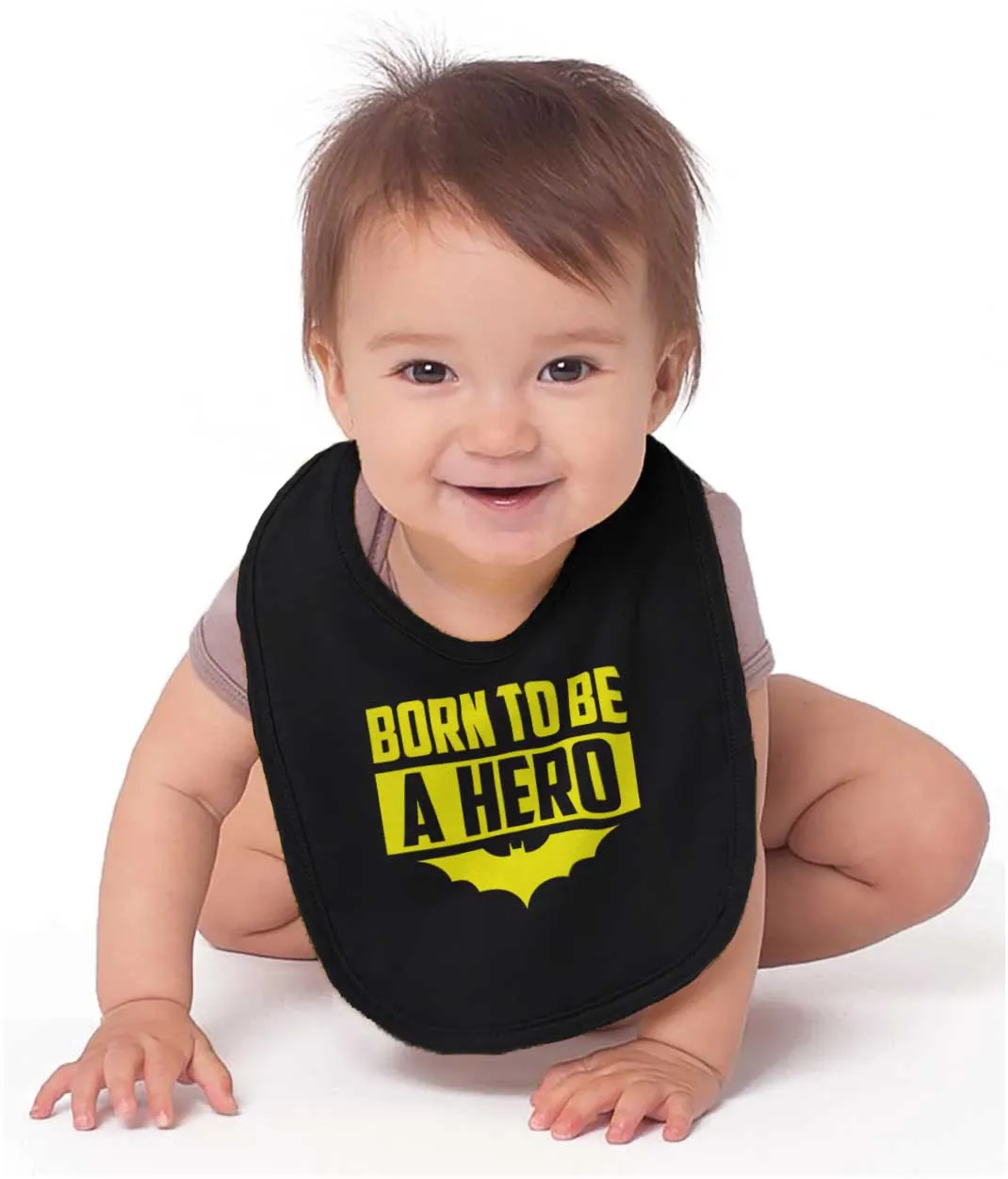 Born Batman Infant Baby Bib