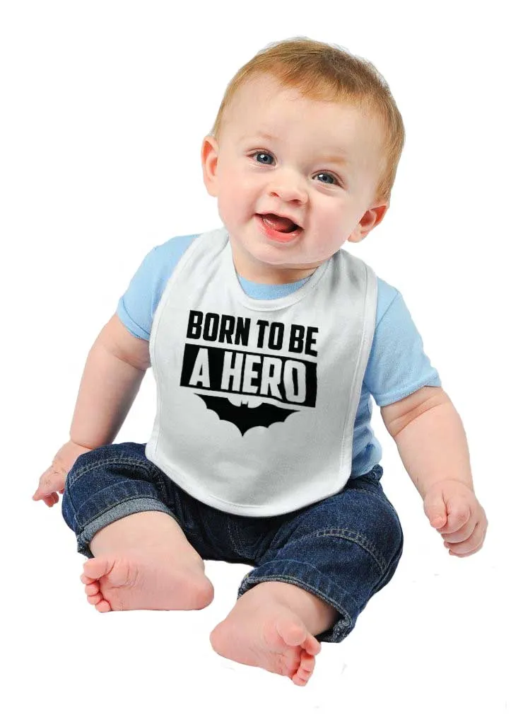 Born Batman Infant Baby Bib