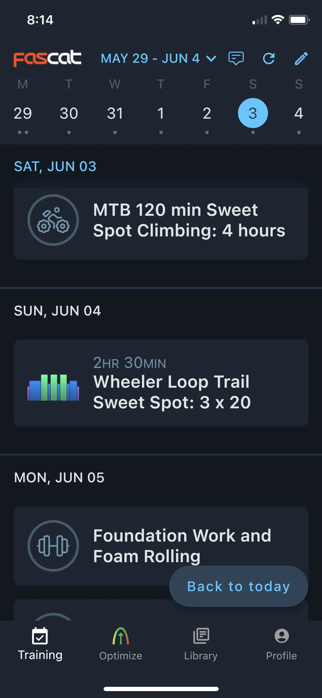 Breck Epic Sweet Spot Training Plan