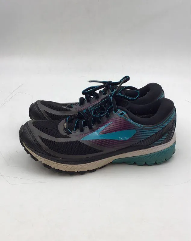 Brooks Women's Ghost 10 Black Running Athletic Shoes - Size 6.5