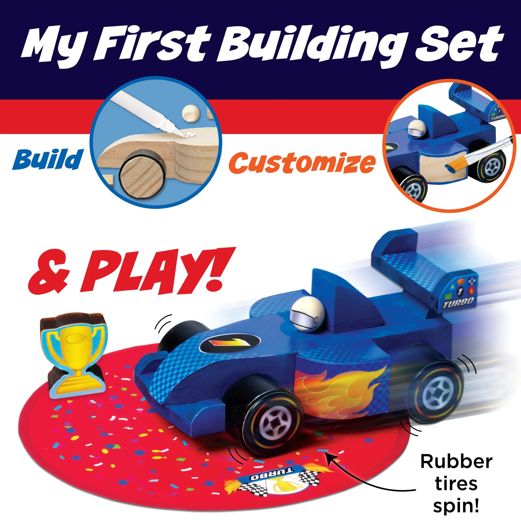 Buildeez!™ Race Car - Blaze - #6460000