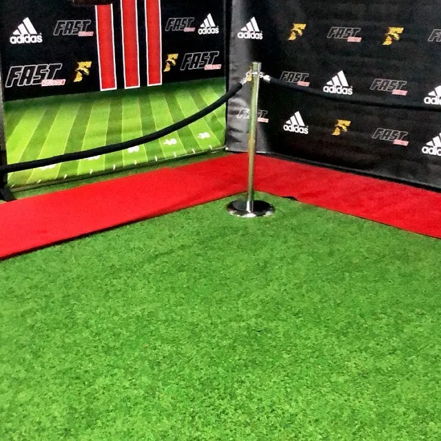 Business Logo Green Custom Step and Repeat Backdrop