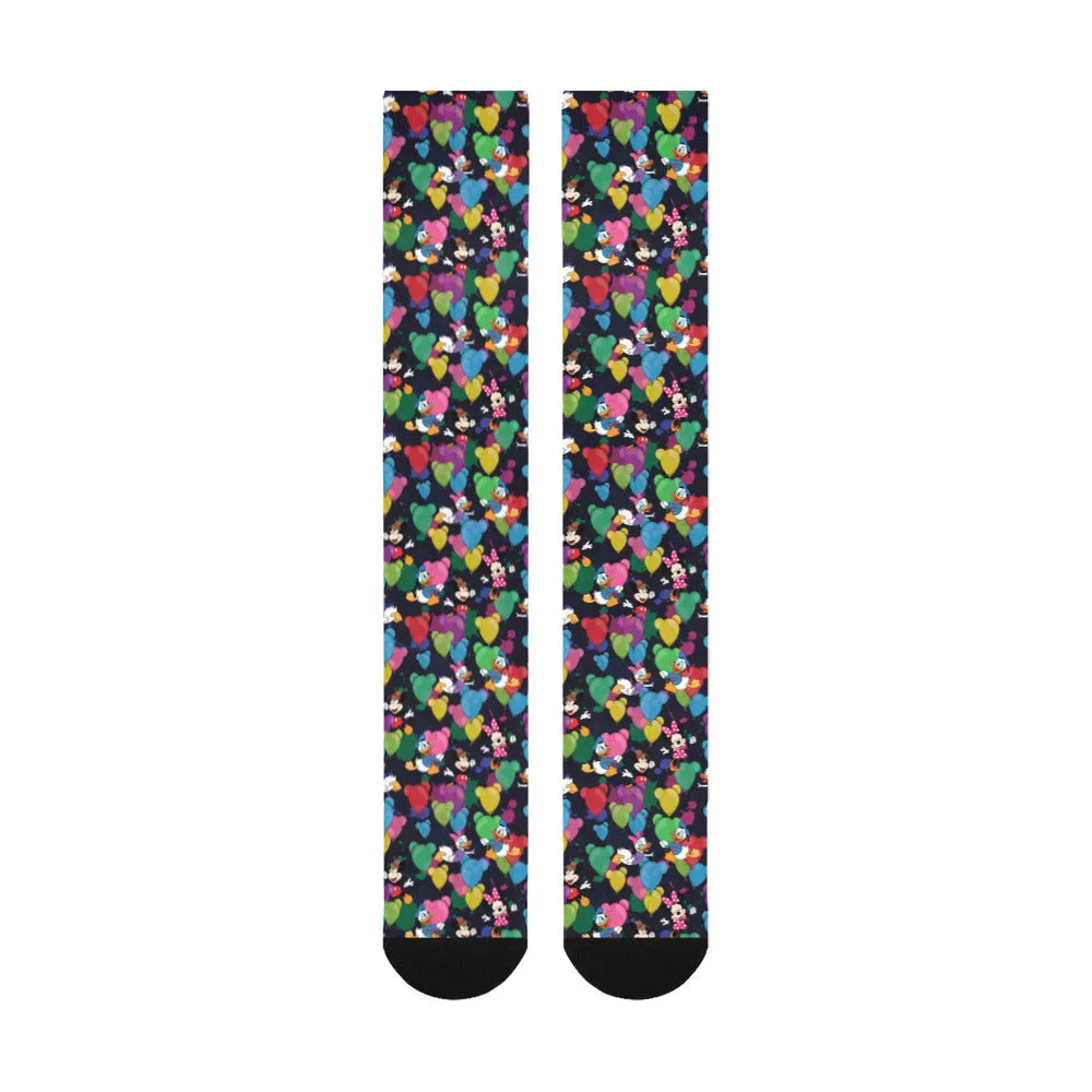 Character Balloons Over-The-Calf Socks