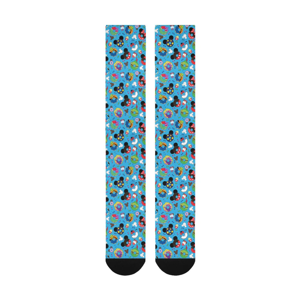 Character Donuts Over-The-Calf Socks