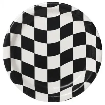 Checkered Plates - Dinner 8 Pkt