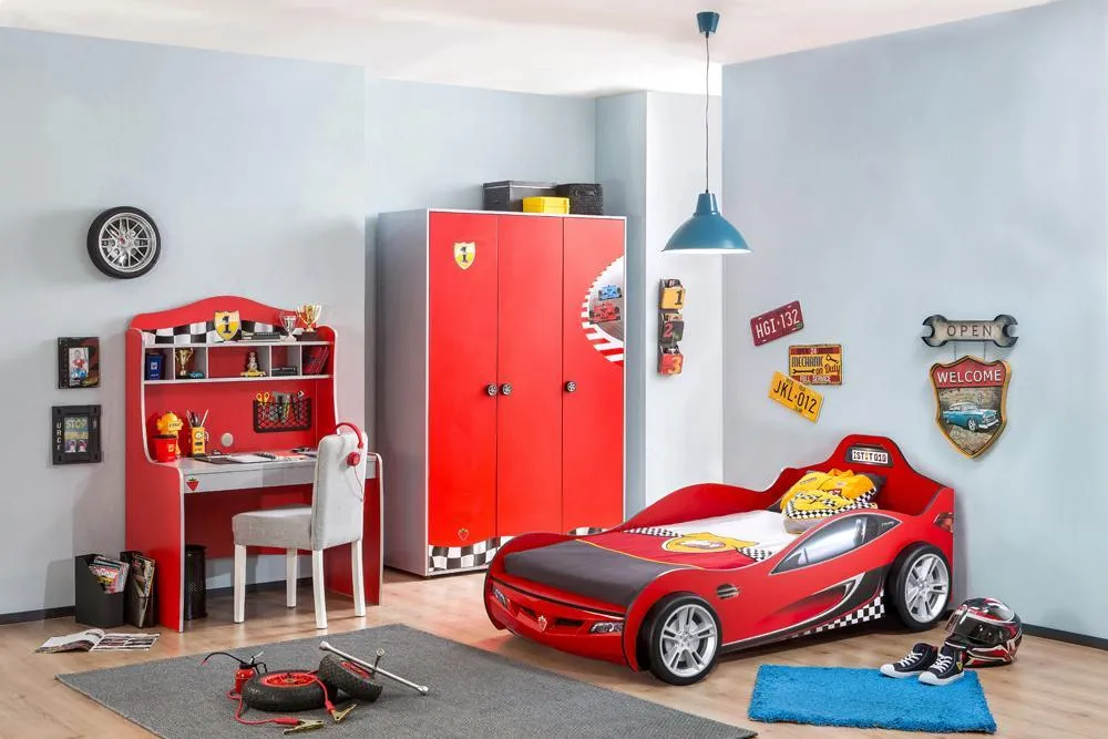 Cilek Race Cup 3 Doors Wardrobe