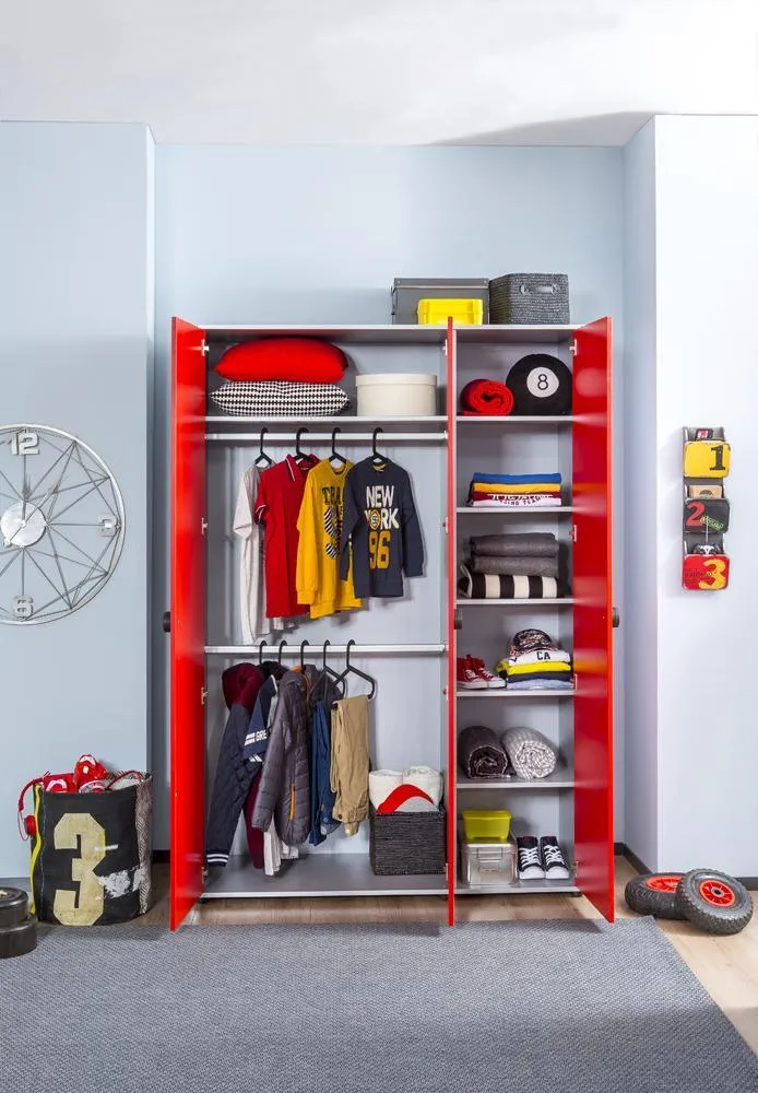Cilek Race Cup 3 Doors Wardrobe