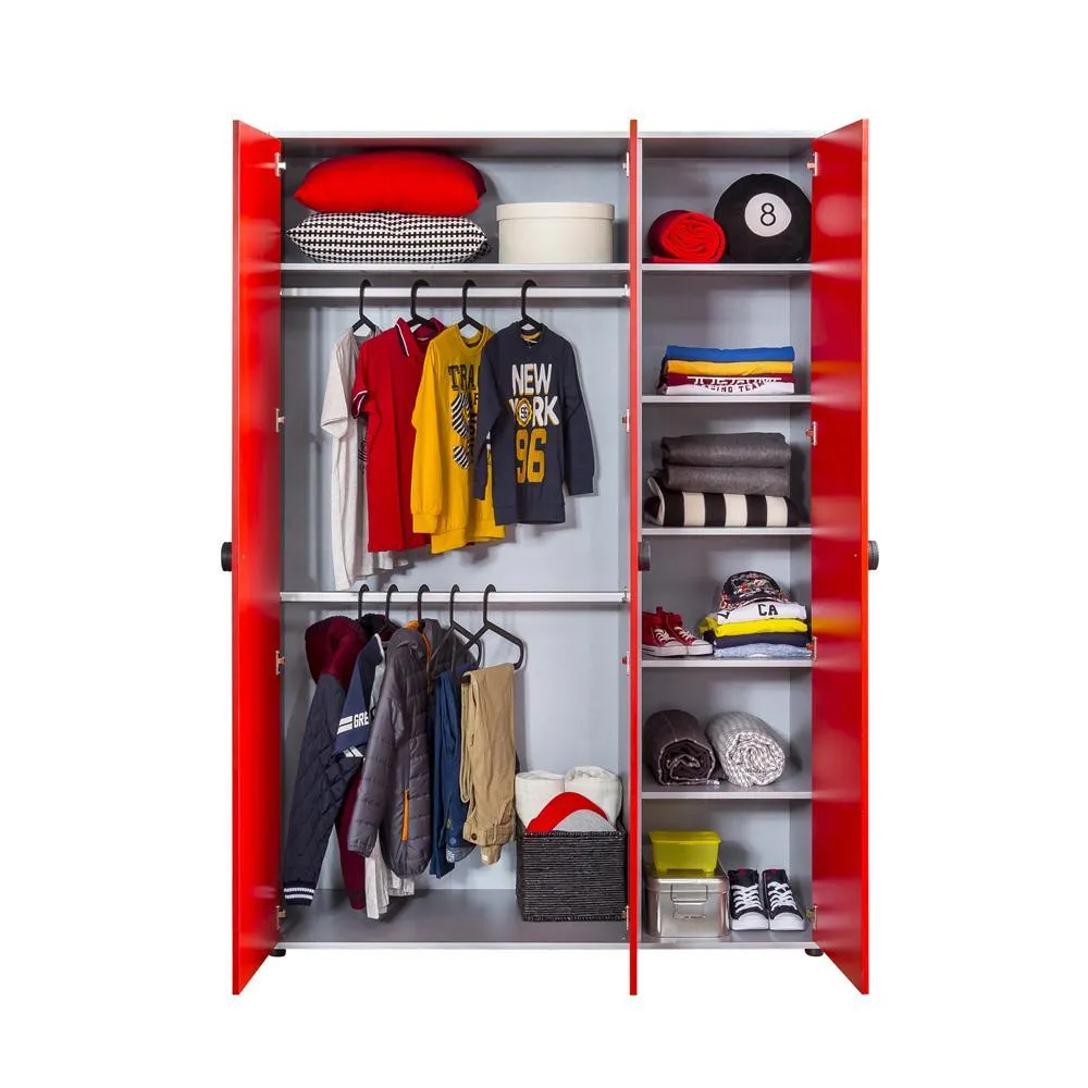 Cilek Race Cup 3 Doors Wardrobe