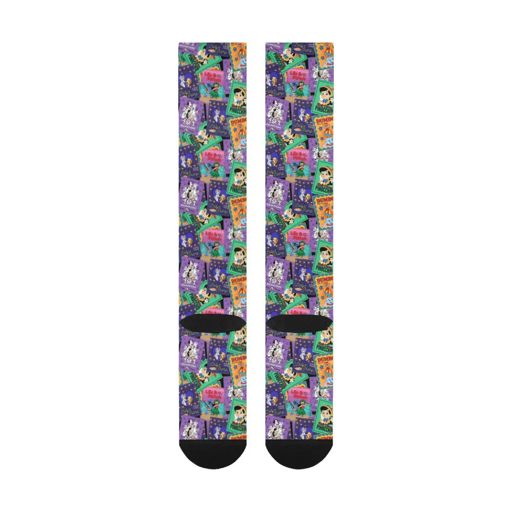 Classic Posters Over-The-Calf Socks
