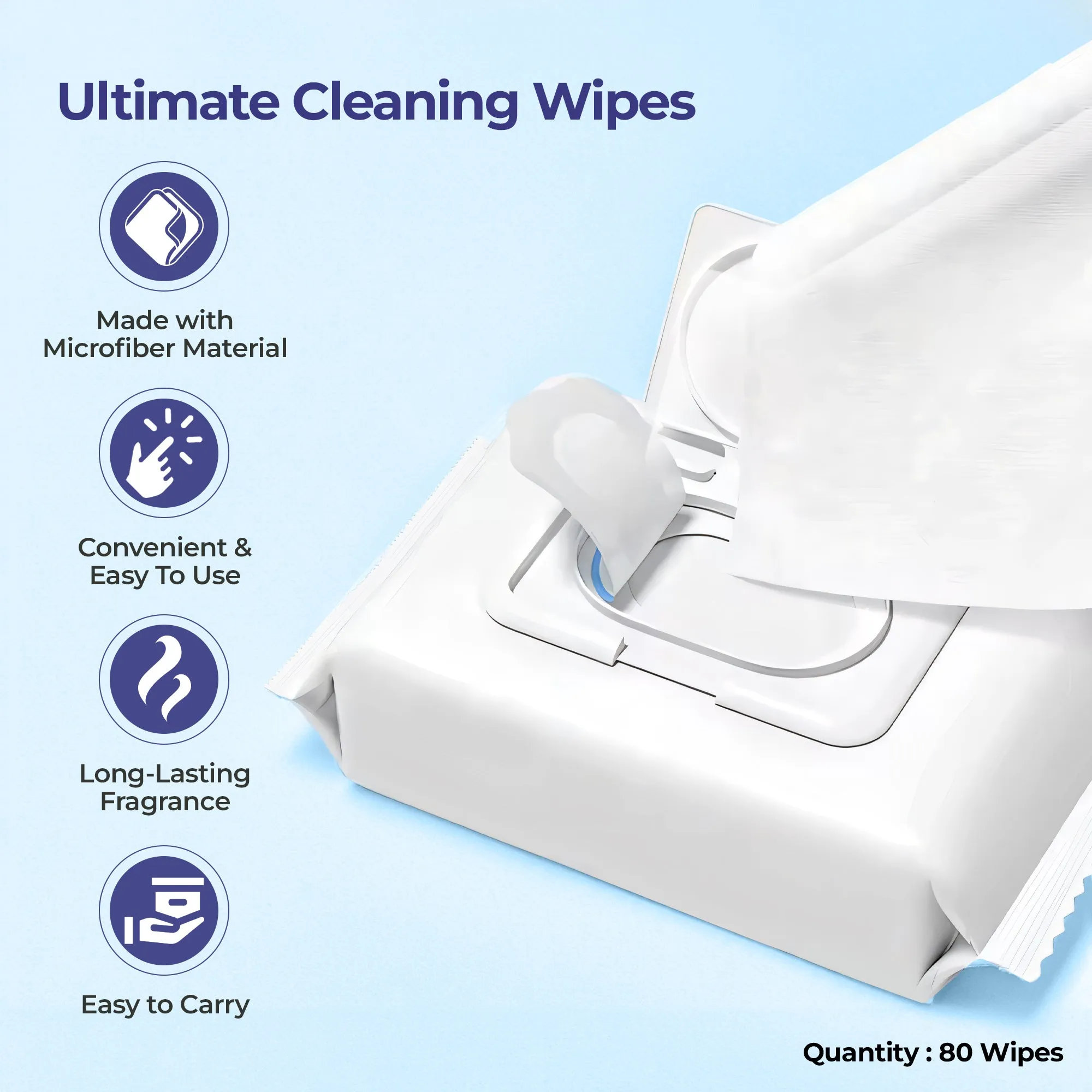 Cleno Shoe Cleaner Wet Wipes For Shoes/Loafers/Sandals/Slippers/Traditional Footwear/Athletic Shoes/Sneakers/White Shoes/Golf-Tennis Shoes/Scrub Off Dirt/Mud - 80 Wipes (Ready to Use)