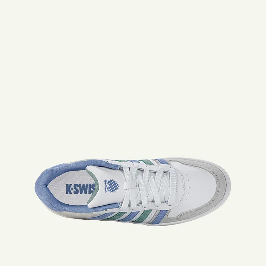 Court Palisades Men's Shoes - White/Ashleigh Blue/Beryl Green