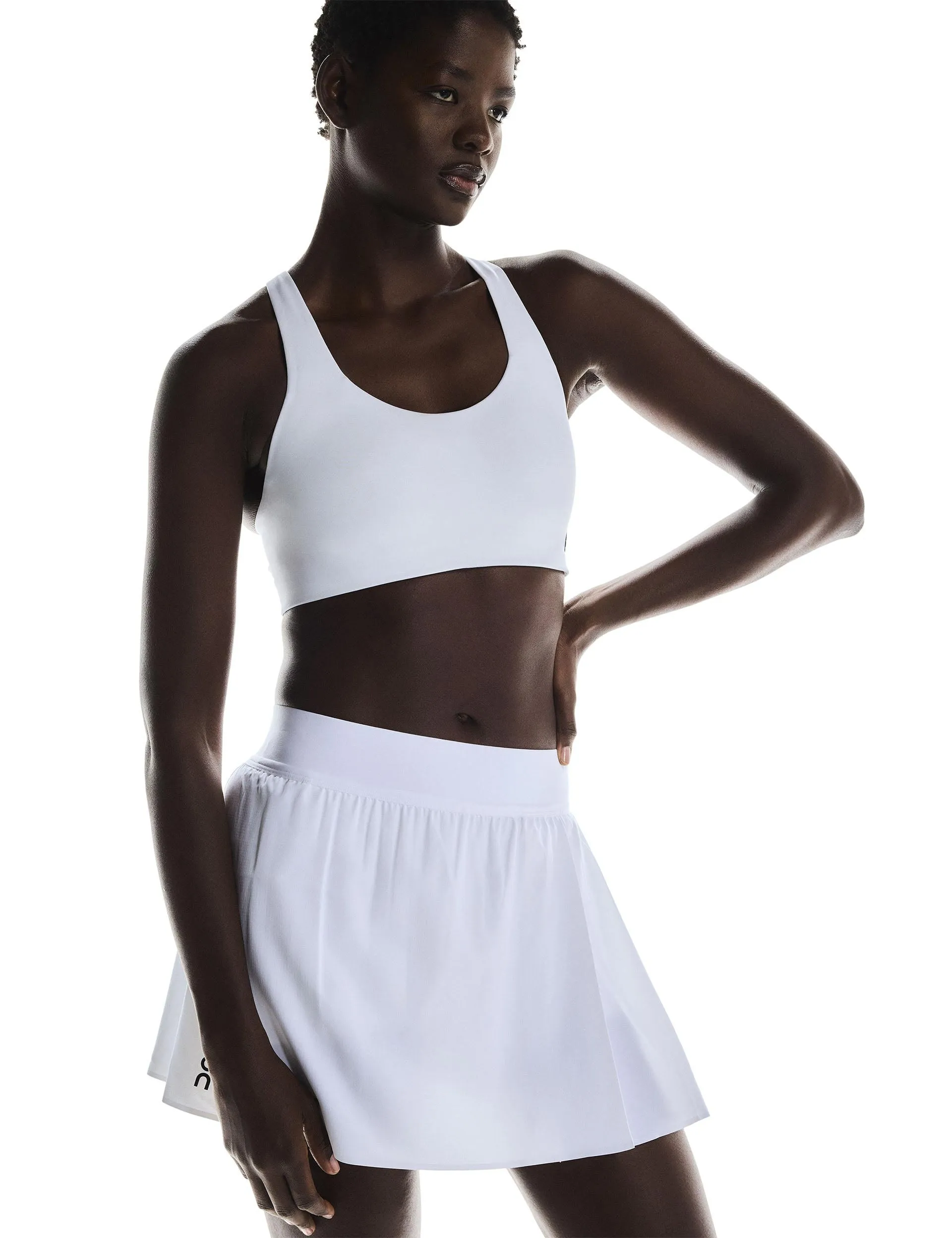 Court Skirt Pleated - White