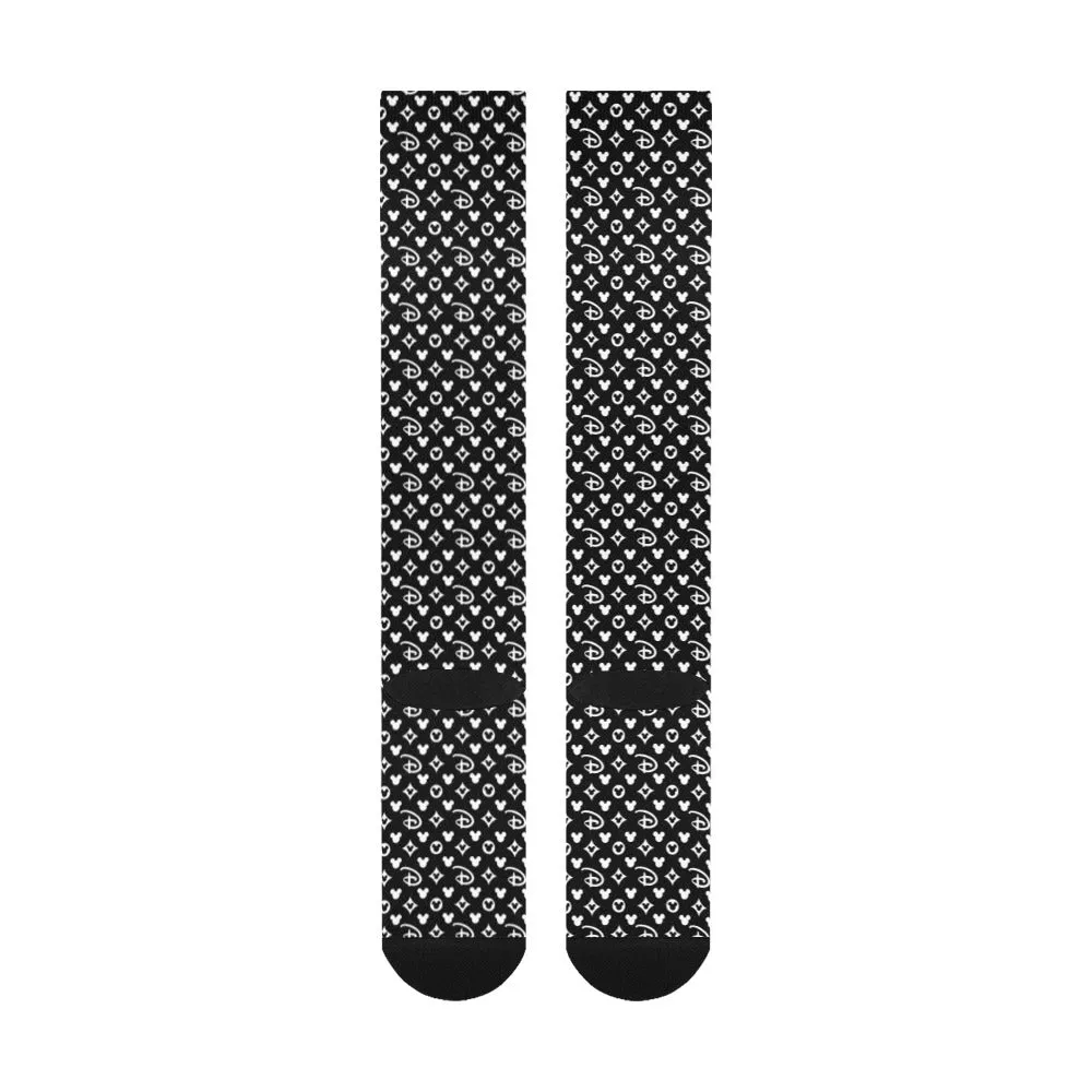 Designer Over-The-Calf Socks