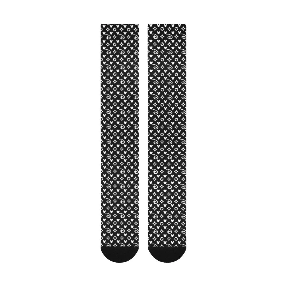 Designer Over-The-Calf Socks