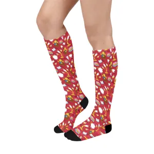 Disney Beauty And The Beast Belle's Friends Over-The-Calf Socks