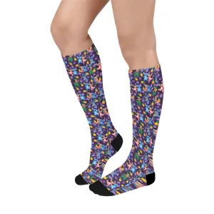 Disney Lilo And Stitch Island Friends Over-The-Calf Socks
