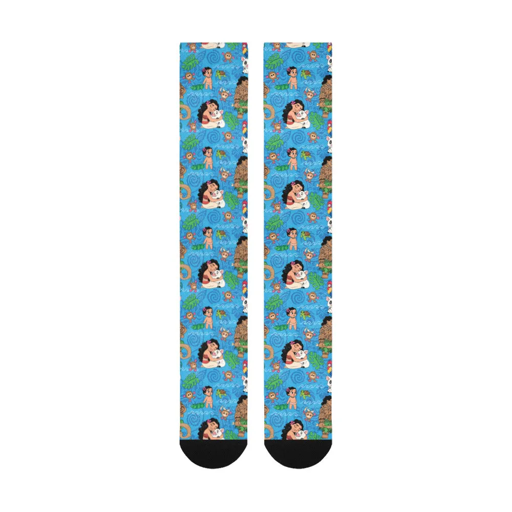 Disney Moana Over-The-Calf Socks