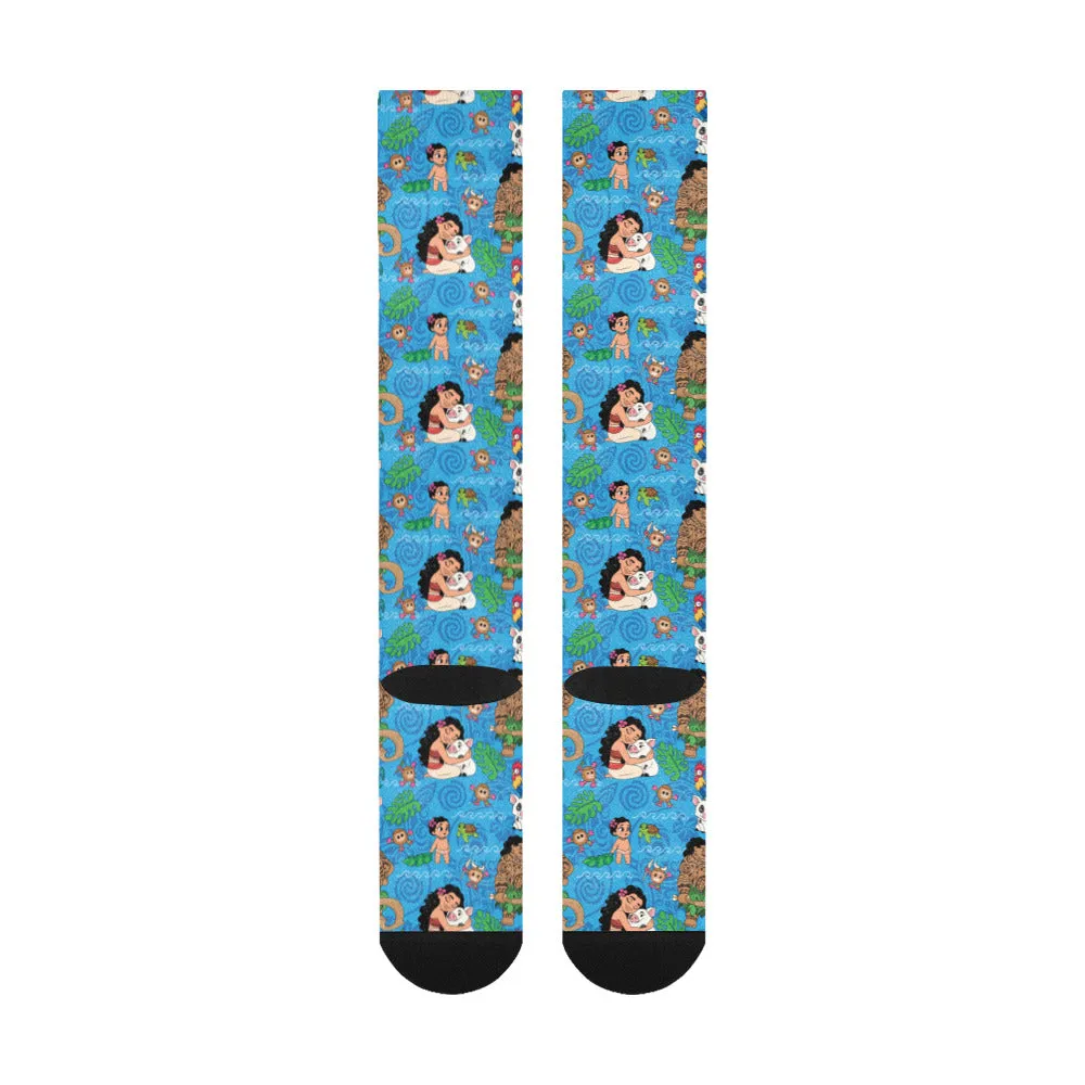 Disney Moana Over-The-Calf Socks