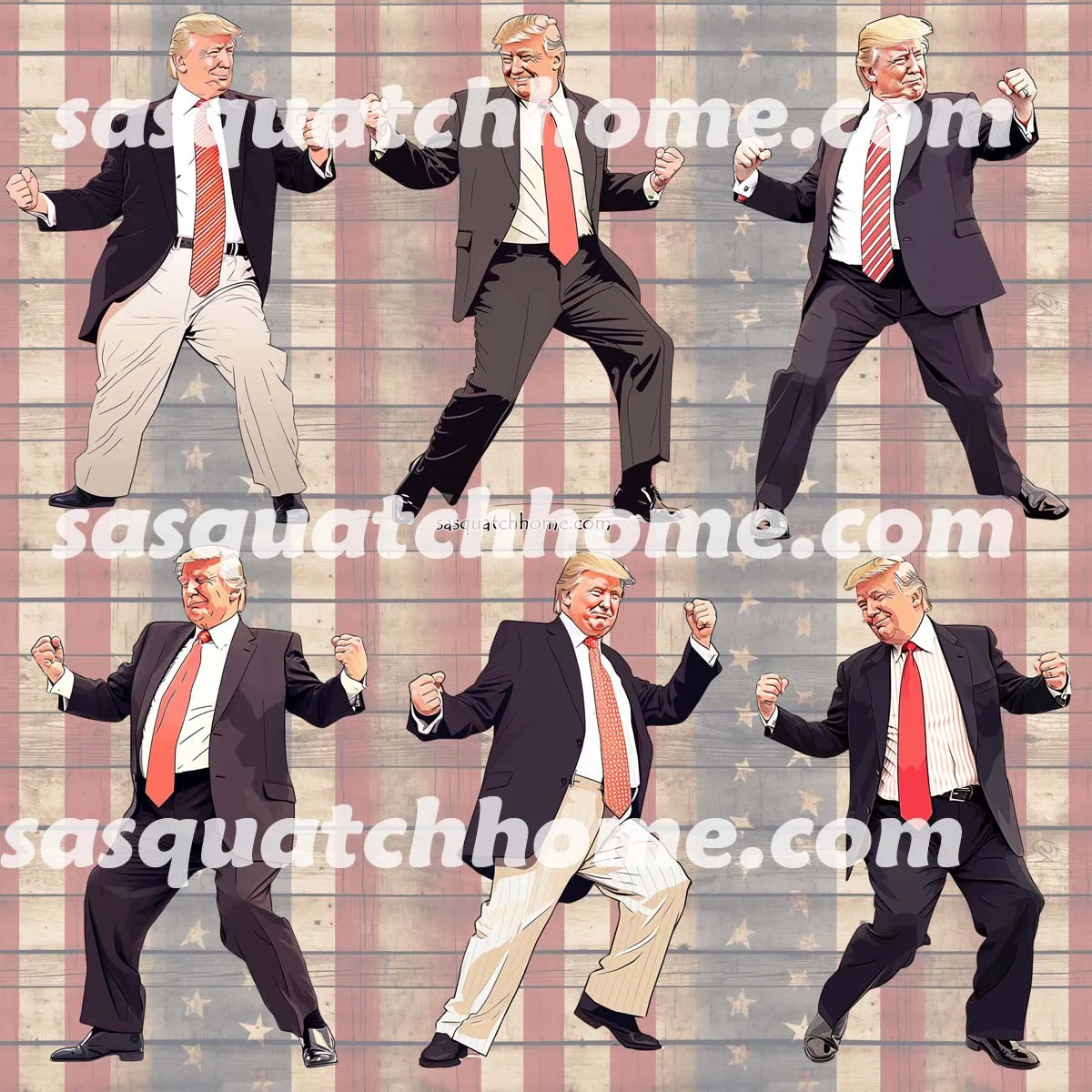 Donald Trump, MAGA Youth Children Canvas Shoes Set 1 of 2