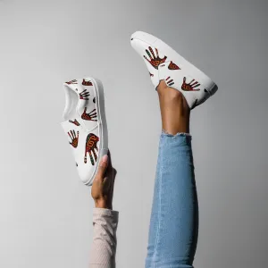 Duro Tribal Palm Print Women’s Slip-On Canvas Shoes